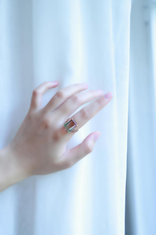 【清新】西瓜碧玺戒-CB12105077 商品图8