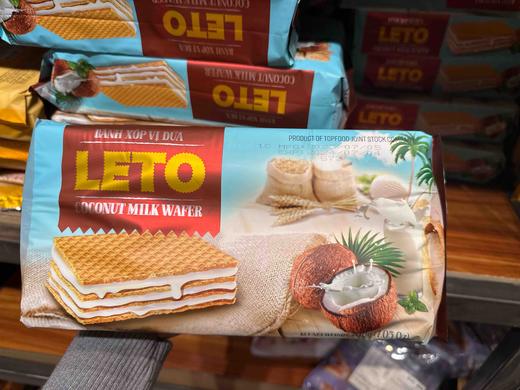 越南LETO威化饼干椰子味200g 商品图0