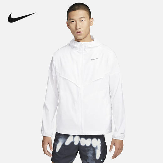 Nike/耐克男子秋新款跑步训练反光透气连帽运动夹克外套FB7541-100 商品图0