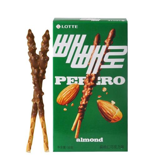 乐天派扁桃仁巧克力夹心棒32g/盒 商品图0