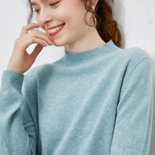 【听冬】冬季 中高领 羊毛衫 NJR1063 商品图1