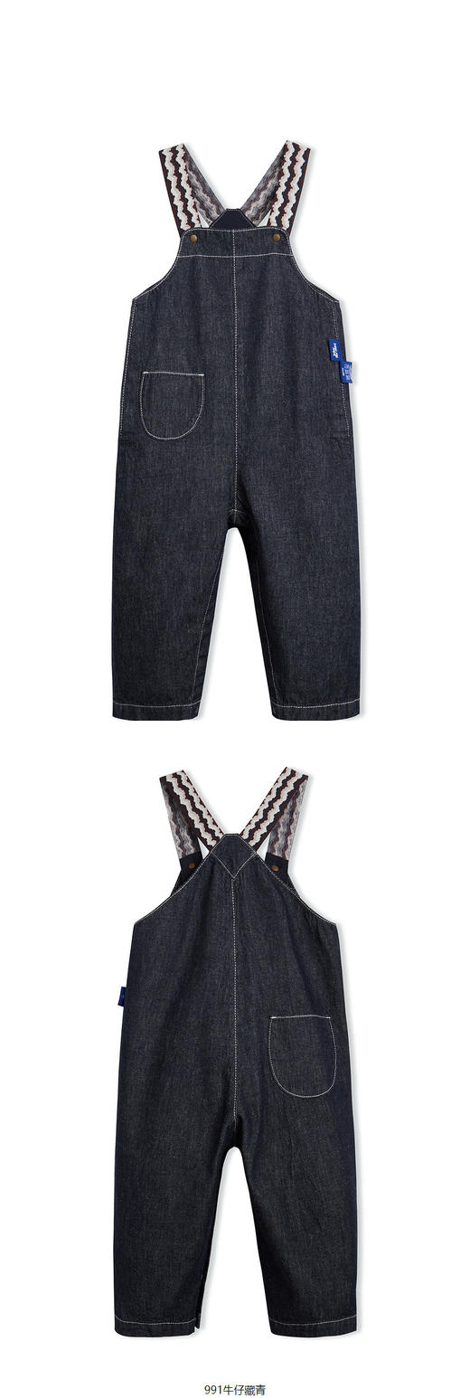 jnby  23年秋款  宽松休闲牛仔背带长裤  YN8E10390 商品图6