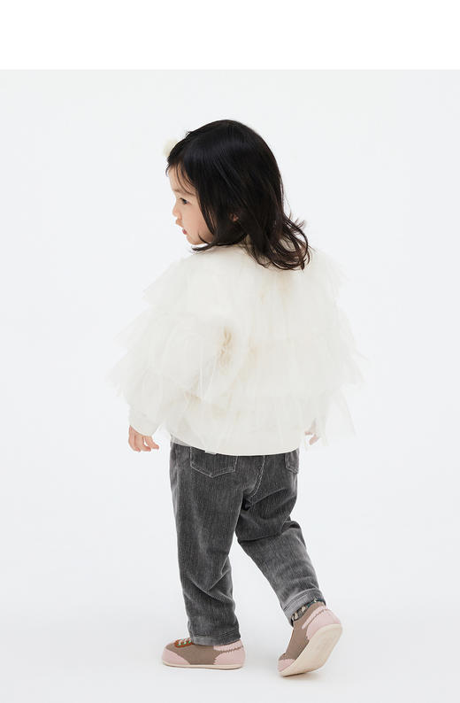 jnby  23年秋款  拼接网纱长袖夹克 YN8610900 商品图4