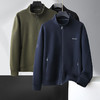 【新款DK】大依优型大码男装立领夹克加肥加大休闲夹克胖子宽松弹力运动外套上衣 商品缩略图0