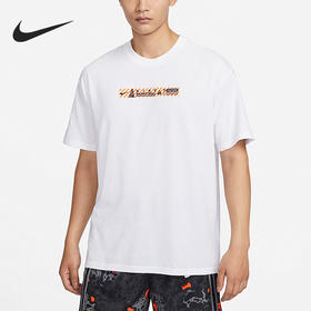 Nike/耐克新款男子印花宽松圆领运动短袖T恤FQ0355-100