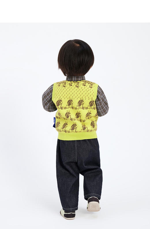 jnby  23年秋款  宽松直筒牛仔九分裤 YN8E11090 商品图5