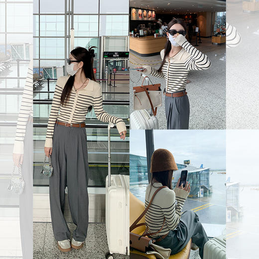 <曾小咸推荐>【简约条纹】针织条纹上衣 商品图2