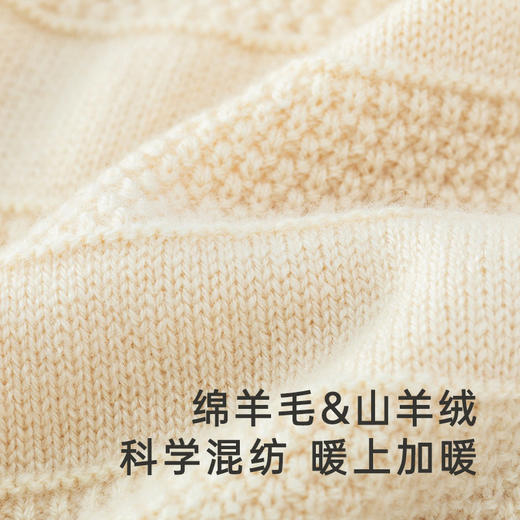 【高定系列】英氏羊毛连衣裙女宝宝裙子奢暖秋季女童连衣裙 商品图3