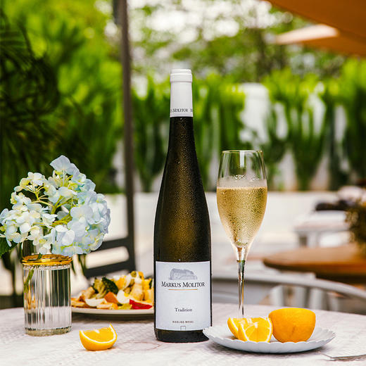 马库斯梅里特 摩泽尔老藤雷司令干白葡萄酒（白盖） 商品图1