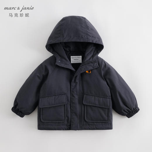 【户外风】马克珍妮秋装新款 男童大口袋连帽外套 231370 商品图3