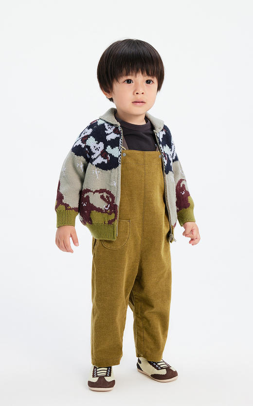 jnby  23年秋款  复古短款开襟针织衫  YN8310670 商品图5