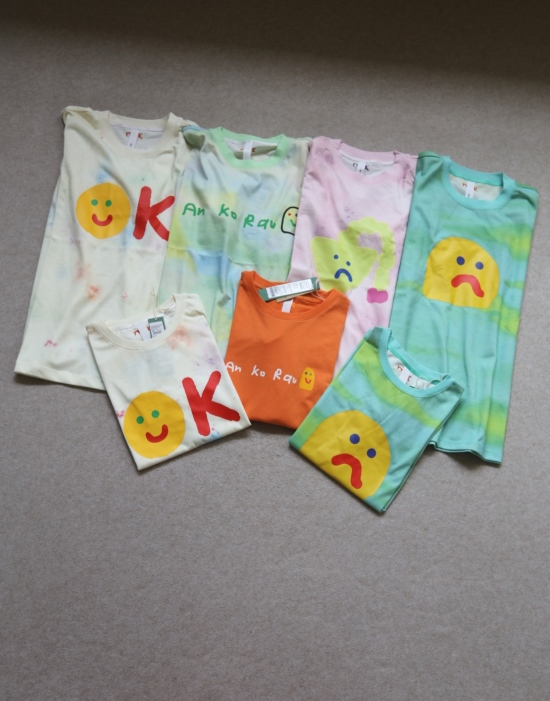 夏 再旋一番儿 哈！女段+乖宝 亲子 AKR 联名合作款 卡通 短袖Tee