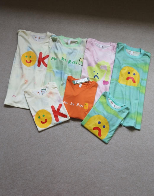 夏 再旋一番儿 哈！女段+乖宝 亲子 AKR 联名合作款 卡通 短袖Tee 商品图0