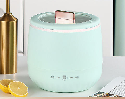 【元气小饭煲！多功能小型电饭煲】 宿舍家用煮粥煲汤电煮锅，不粘锅迷你电饭煲。一锅多用，轻松烹饪， 智能控温技术，自动保温，可拆卸内胆设计，方便清洗，解决了忙碌生活中的饮食问题。健康 商品图7