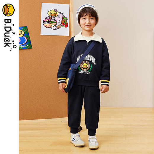 B.DUCK小黄鸭童装春秋长袖套装105-150 BF3481081 商品图3