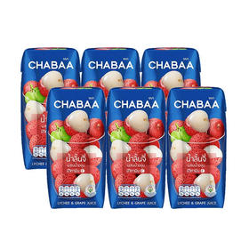 恰芭荔枝葡萄味果汁饮料180ml