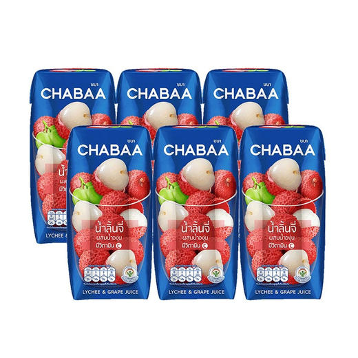 恰芭荔枝葡萄味果汁饮料180ml 商品图0