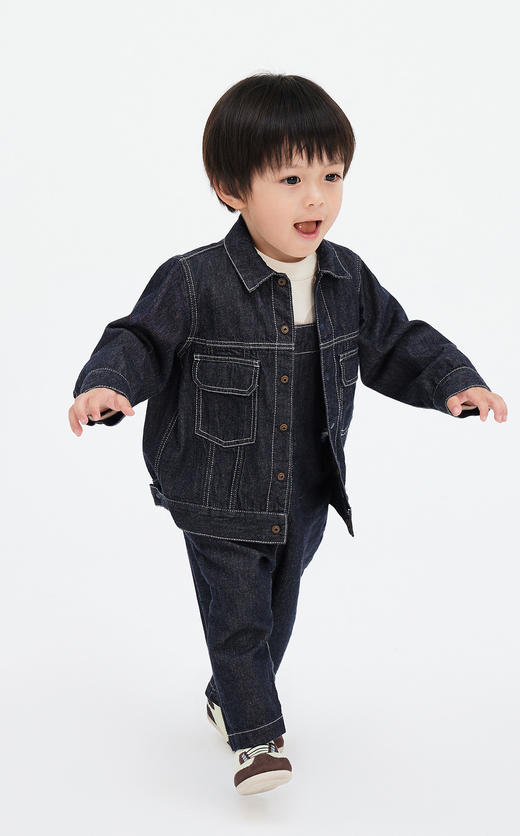 jnby  23年秋款  休闲长袖牛仔夹克 YN8610400 商品图3