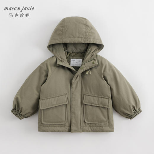 【户外风】马克珍妮秋装新款 男童大口袋连帽外套 231370 商品图1