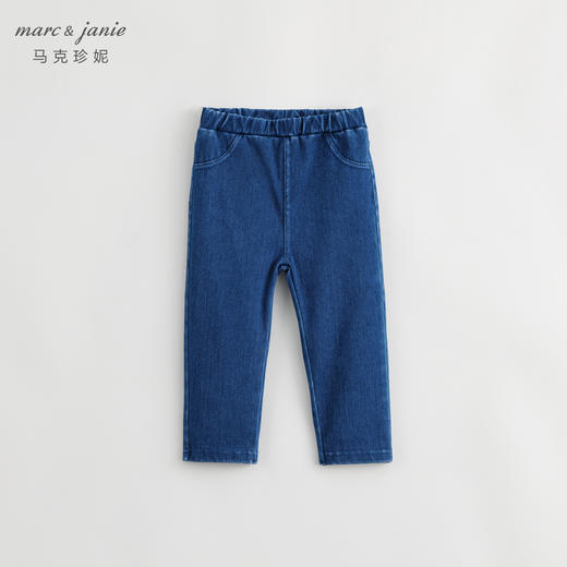 马克珍妮秋装新款 女童弹力牛仔裤打底裤 儿童裤子 231928 商品图1