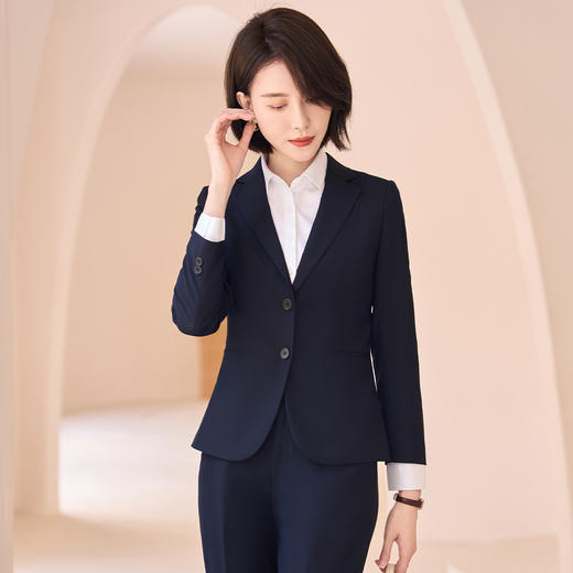 罗蒙四季款小西装外套女士商务通勤休闲百搭职业装单西服上衣外套女 商品图5
