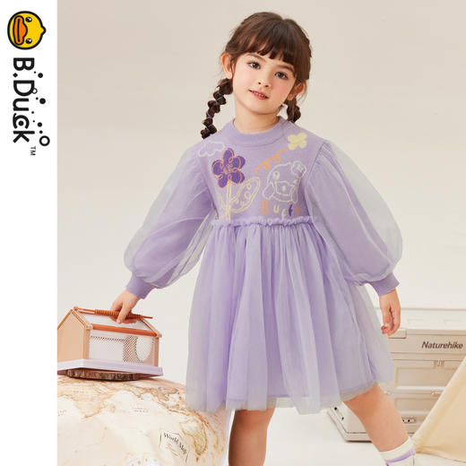 B.DUCK小黄鸭童装春秋连衣裙105-150 FF3480007 商品图0