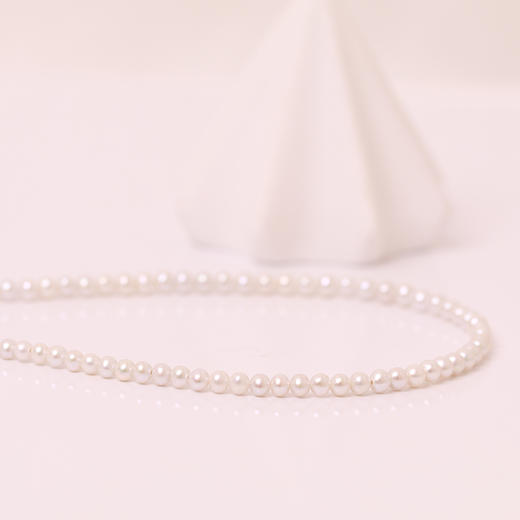淡水珍珠项链 小米珠链 3-3.5mm白 107032 商品图2