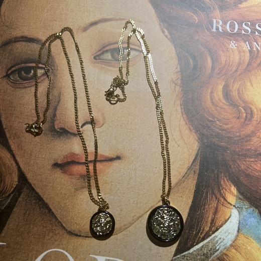 北京仓｜Gigi Paris-黑色狮子头-小号 Vintage纽扣 项链［法国设计师］ 商品图2