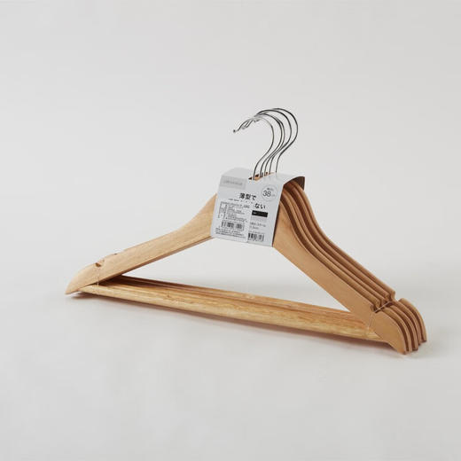 木制衣架IK001 W38 EUCALY 5P 商品图1