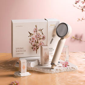 moido陌冬二代小活泉美肤手持花洒过滤增压淋浴喷头除氯洗澡莲蓬（岩峰）