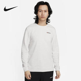 Nike/耐克男子秋季新款运动训练休闲速干透气刺绣圆领卫衣FB5510-025