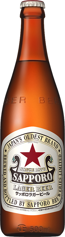 札幌 拉格瓶装啤酒500ml