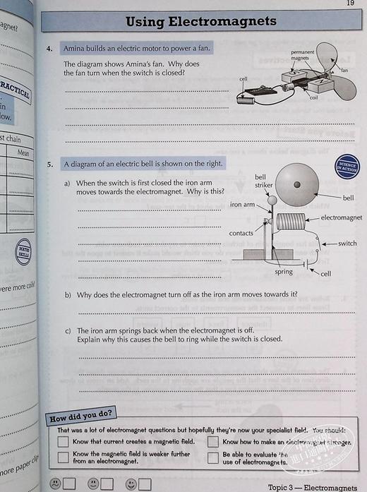 预售 CGP Year 9 Maths Workbook 九年级中学数学科学综合教辅3册 练习含答案 学练结合 KS3 13-14岁 初中中考 商品图6