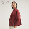 藏红系列羊绒中式领外套SJF95W303W 商品缩略图2
