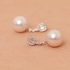 金18K海水珍珠耳钉 11.5-12mm白，0.51ct 34粒 106441 商品缩略图4