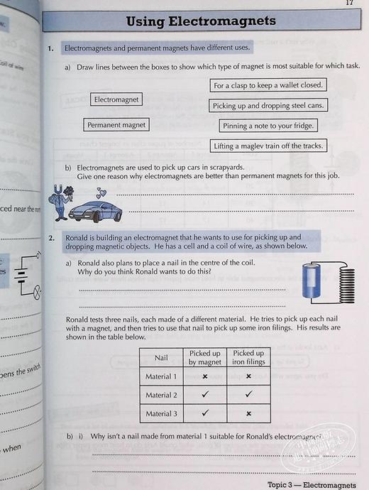 预售 CGP Year 9 Maths Workbook 九年级中学数学科学综合教辅3册 练习含答案 学练结合 KS3 13-14岁 初中中考 商品图5