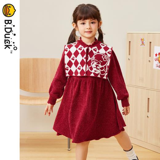 B.DUCK小黄鸭童装春秋连衣裙105-150 FF3480001 商品图0