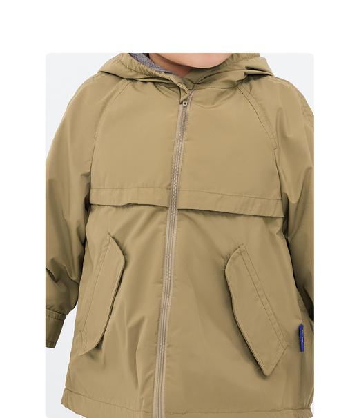 jnby  23年秋款  挺阔连帽中长款风衣 YN8911630 商品图4