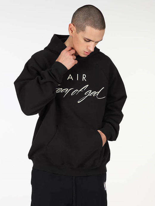 FG 潮牌宽松款 AIR双面针织 连帽套头卫衣/帽衫 Z-10963 商品图7