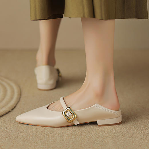 优雅简约，平底尖头单鞋ML-m1700 商品图4