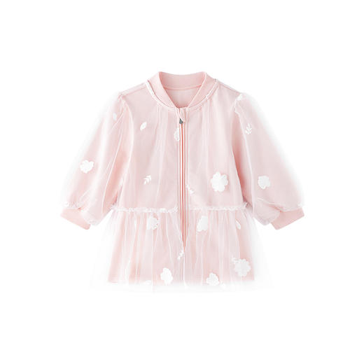 【商场同款】英氏童装外套柔软温暖秋季女童卫衣外套新品 商品图4