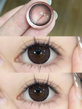 Lvycon半年抛美瞳 光感咖啡 14.5mm