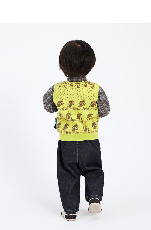 jnby  23年秋款  手绘感提花背心  YN8310070 商品图6