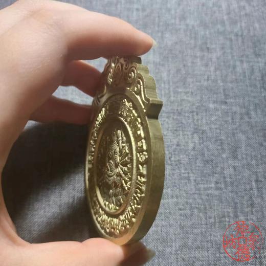 古法文创铸币准提姆镜（小）QQH61 商品图8