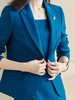 剩S 芳外2024秋季新款通勤OL风净色西装修身显瘦一粒扣长袖外套2431 商品缩略图4