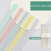 【5双装！一人一色 满足家人的需求】防霉耐高温分餐马卡龙色六角合金筷，让您享受健康美食。采用防霉材质，预防霉菌滋生；耐高温设计，可承受高温烘烤；一人一筷分餐，卫生健康；舒适握感，不易滑落。sh 商品缩略图0