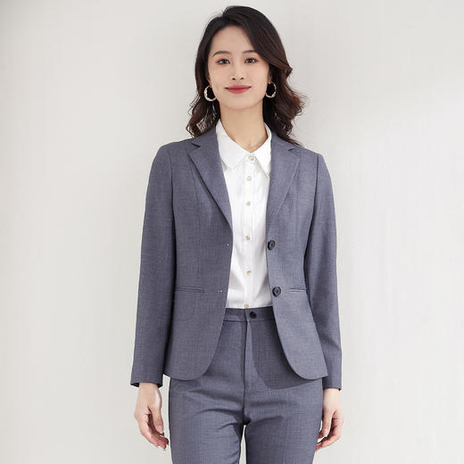 罗蒙四季款小西装外套女士商务通勤休闲百搭职业装单西服上衣外套女 商品图7
