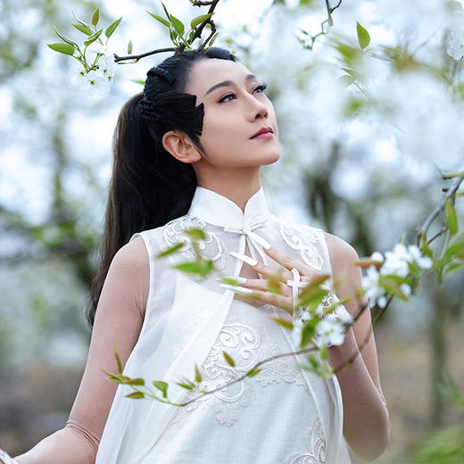 采薇蕾丝钩花吊带裙 | 杨老师同款 | 现货加急发 商品图6