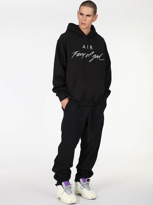 FG 潮牌宽松款 AIR双面针织 连帽套头卫衣/帽衫 Z-10963 商品图5