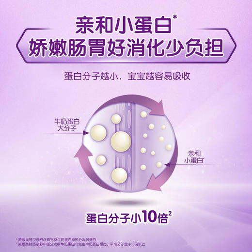 美赞臣进口港版亲舒安婴儿部分水解蛋白2段配方奶粉900g（联系客服可安排优先排单） 商品图3